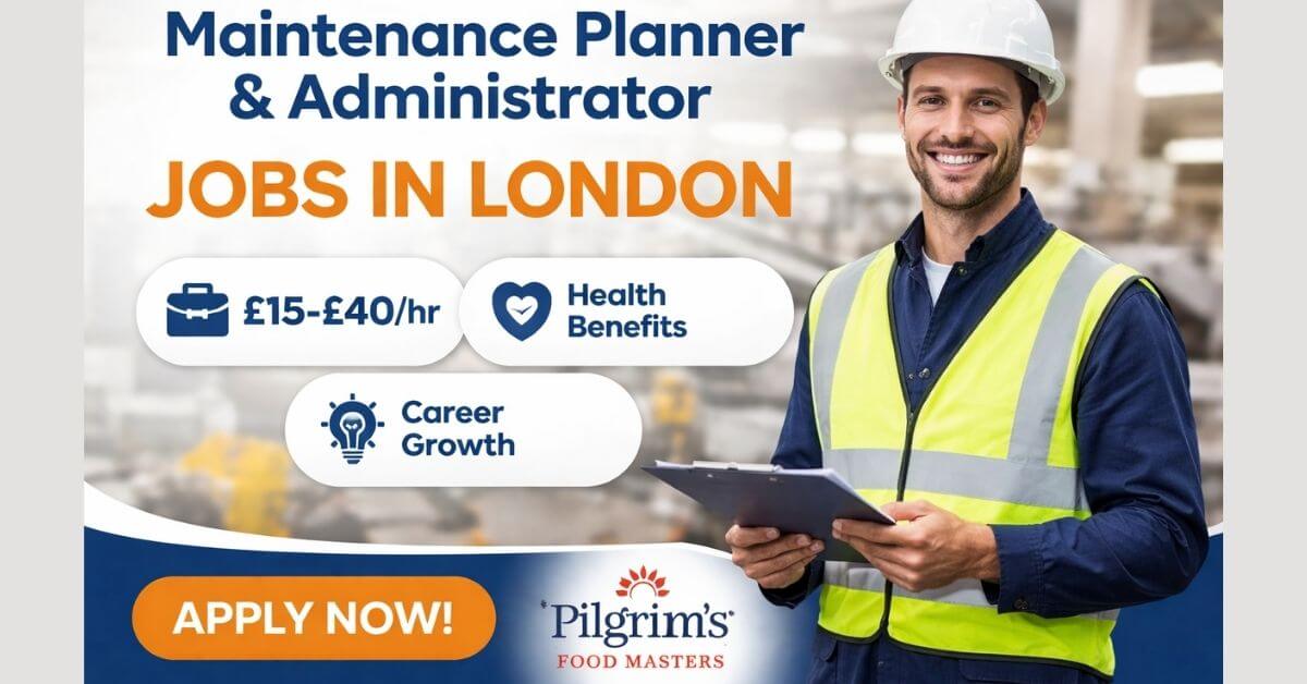 [EARN £15-£40/HR🇬🇧] Maintenance Planner & Administrator Jobs in London ...